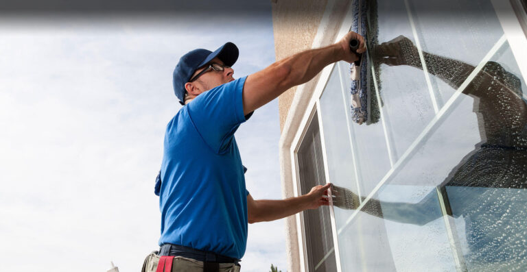 How to clean tinted office windows